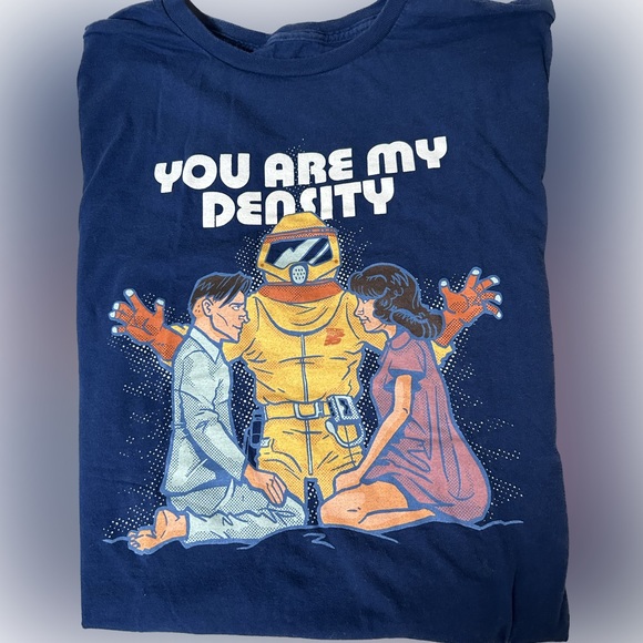 Lootwear Shirts Back To The Future You Are My Density Tshirt Navy